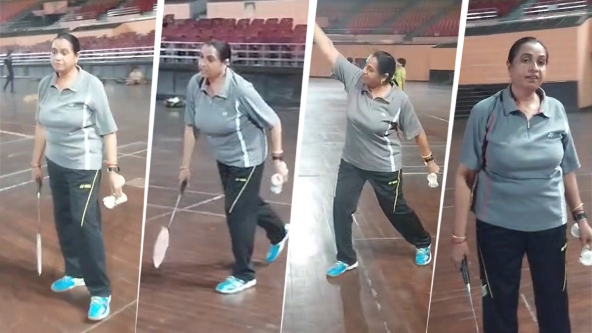 महिला बैडमिंटन कोच की विदाई पर भावुक हुए अंतरराष्ट्रीय खिलाड़ी, 38 साल के करियर में बनाए कई स्टार खिलाड़ी