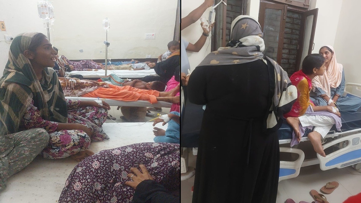 women and children in hospital