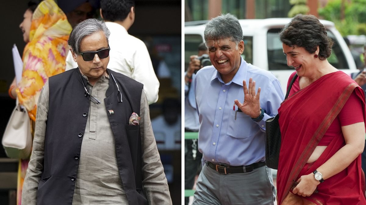 shashi tharoor manish tewari priyanka gandhi vadra