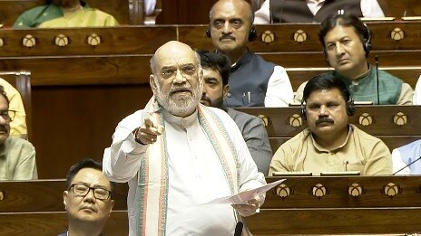 अमित शाह ने राज्यसभा में पी चिदंबरम के सवालों का दिया जवाब