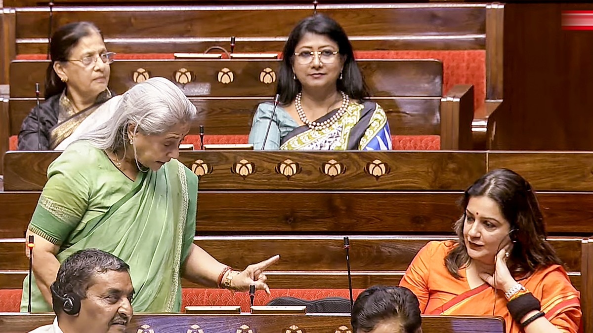 सदन में बोलती हुईं जया बच्चन- (Photo- PTI)
