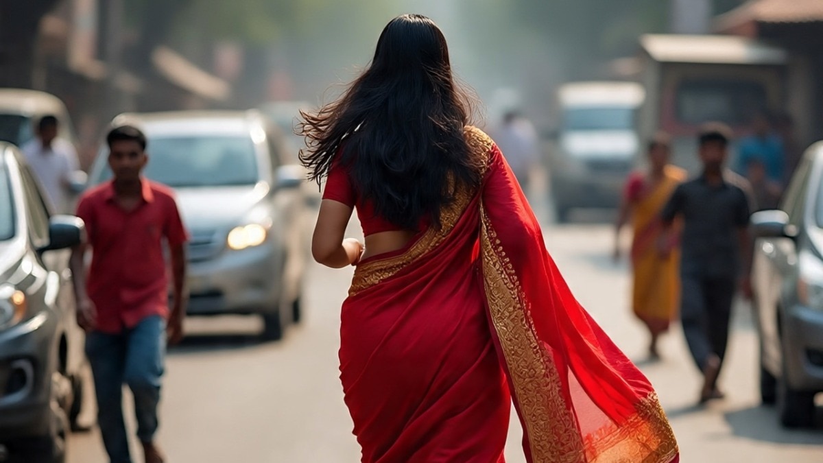 Woman eloped with lover in Amethi (Photo: AI-generated)