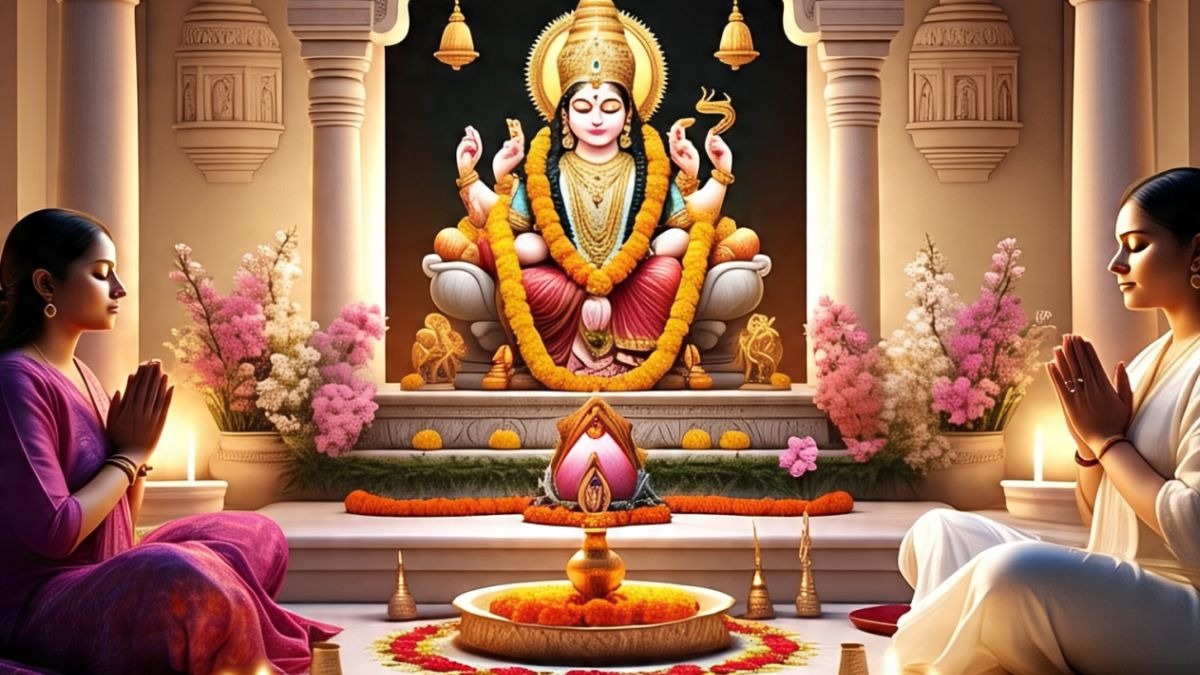 Online Puja (Photo/Meta AI)