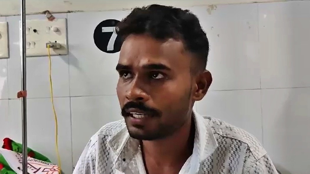 man who admitted to hospital in Jalaun (Photo- ITG)