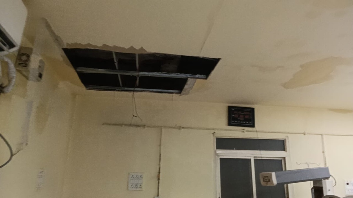 Broken ceiling 