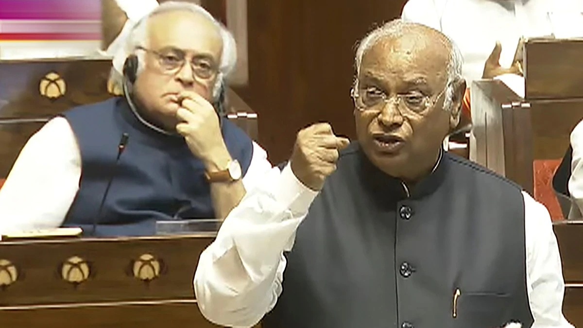Mallikarjun Kharge and Jairam Ramesh.