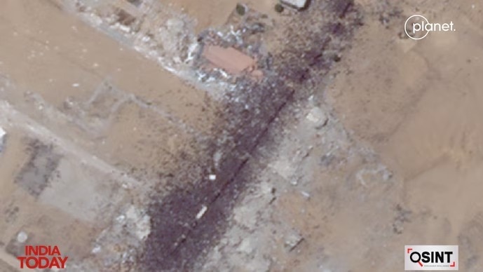 गाजा में भुखमरी ने इंसानियत को शर्मसार कर दिया है. (Photo: Planet Labs PBC)