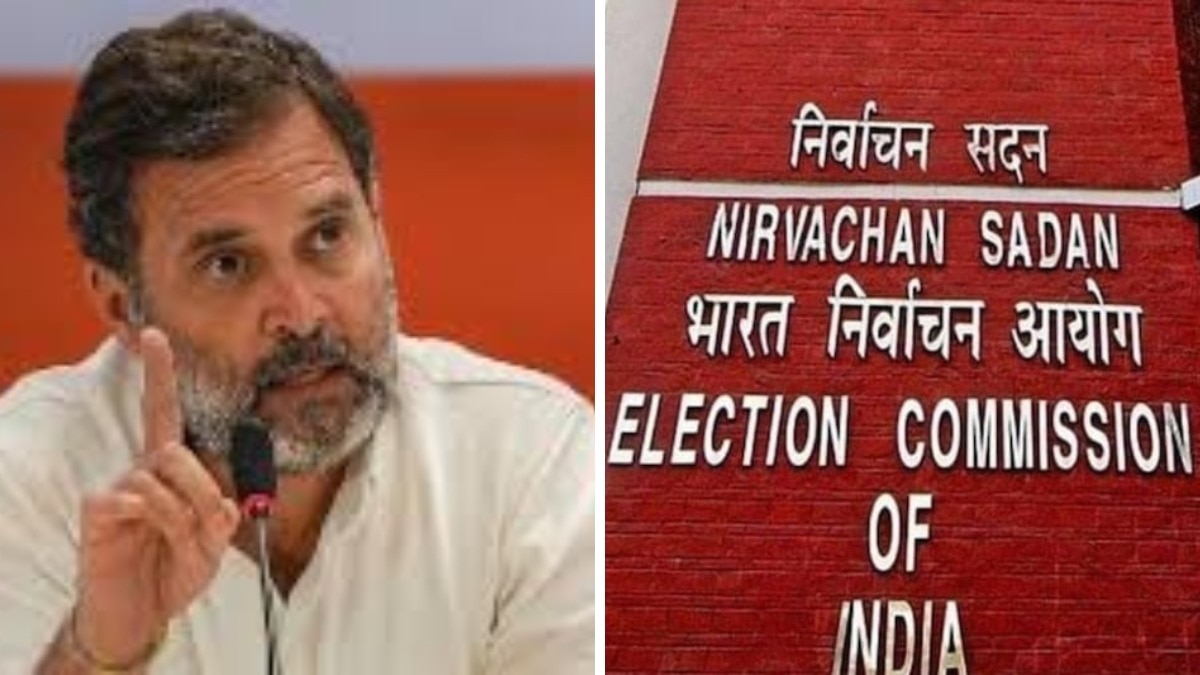 राहुल गांधी के आरोप पर ईसी ने दी प्रतिक्रिया.