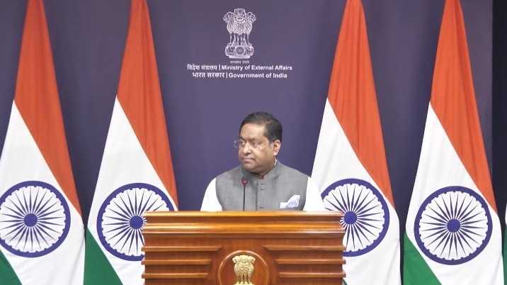 विदेश मंत्रालय के प्रवक्ता ने अमेरिका से जुड़े सावालों का दिया जवाब (Photo: Screengrab)