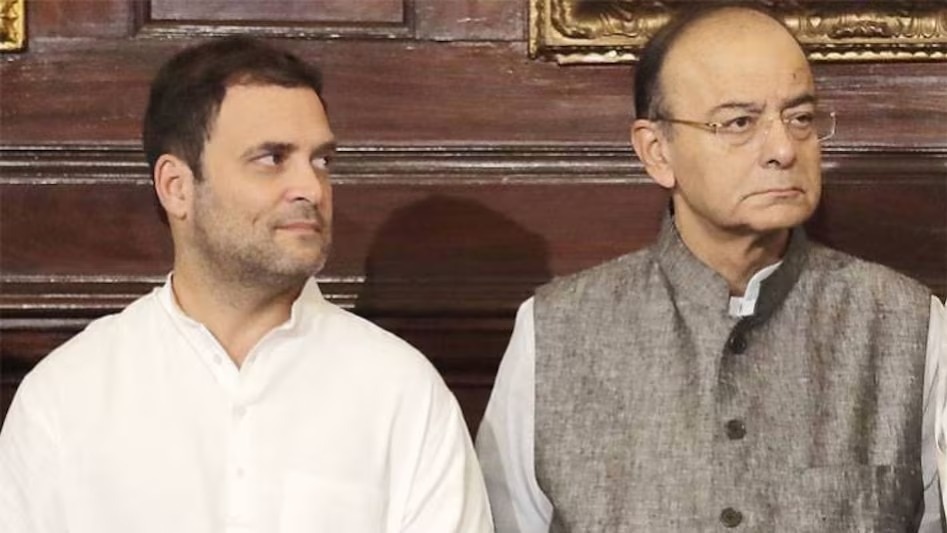 rahul gandhi and arun jaitley