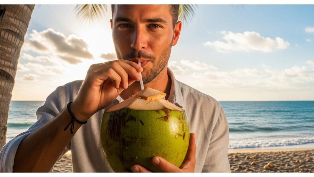 इन लोगों को नारियल पानी से परहेज करना चाहिए (Photo: AI-generated)