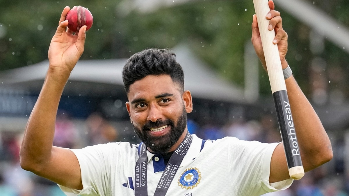 केनिंग्टन ओवल में खेले गए टेस्ट मैच के हीरो रहे मोहम्मद सिराज (Photo: PTI)