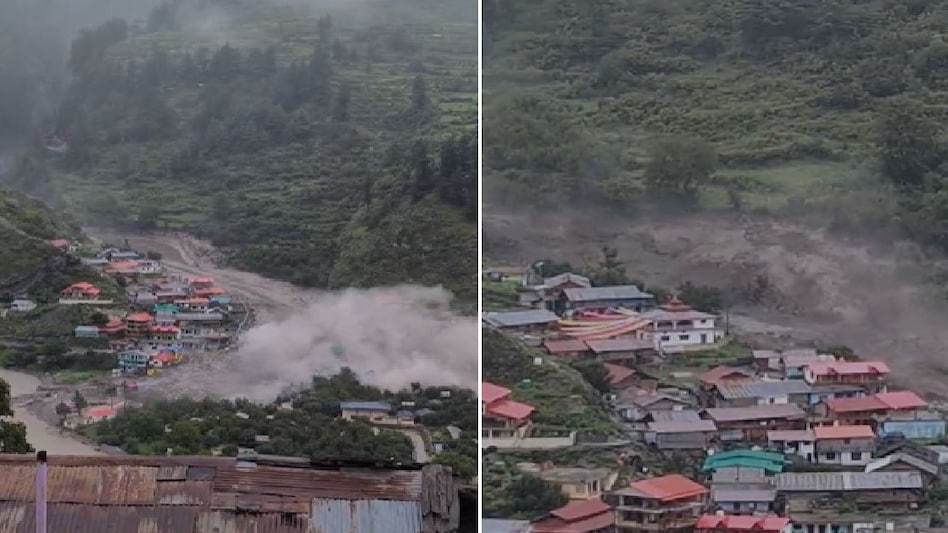 उत्तरकाशी: बादल फटने से देखते-ही-देखते धराली बाजार मलबे में तब्दील, गंगा घाटी के खीर गंगा में मची तबाही 2 उत्तरकाशी: बादल फटने से देखते-ही-देखते धराली बाजार मलबे में तब्दील