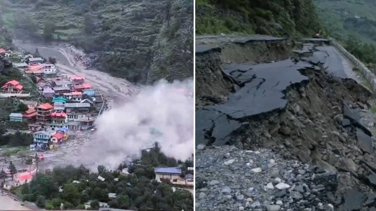 मलबे में दबे मकान, धराशायी सड़कें और लापता लोगों की तलाश... उत्तरकाशी के धराली में चारों ओर तबाही के निशान, देखें Ground Report