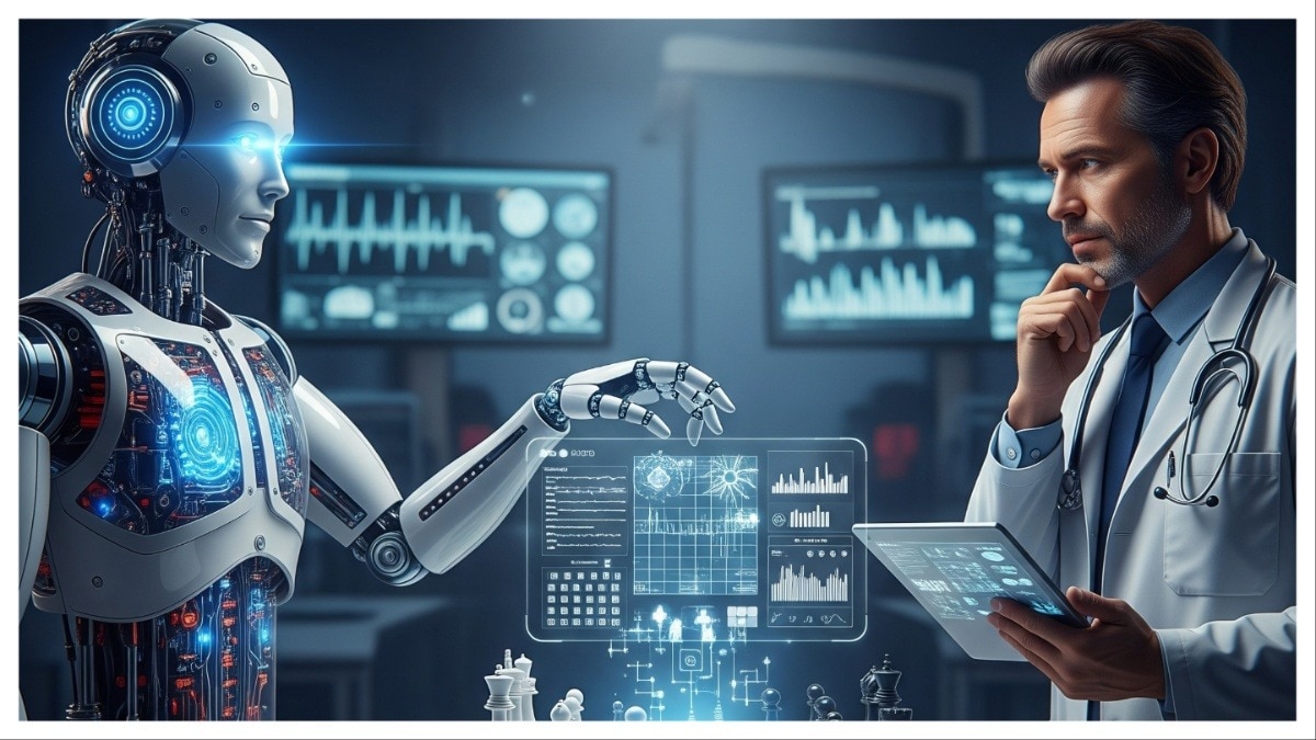  हेल्थ से जुड़ी सलाह के लिए AI कितना सही है? (Photo-AI Generated)