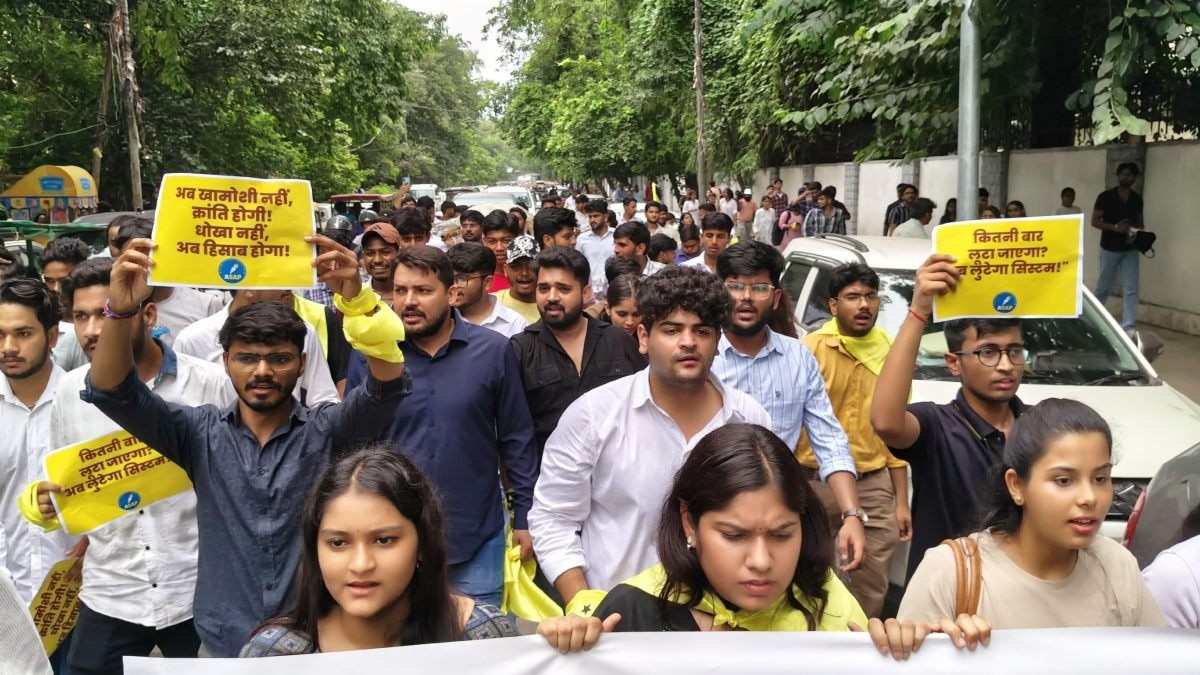 SSC Protest of ASAP in Delhi University
