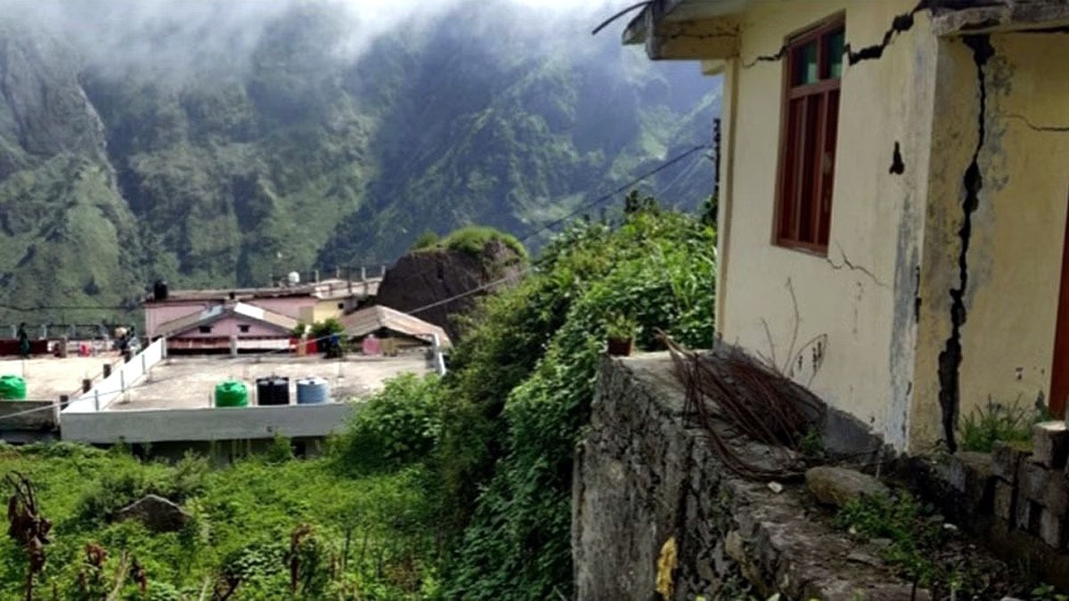 Joshimath land subsidence