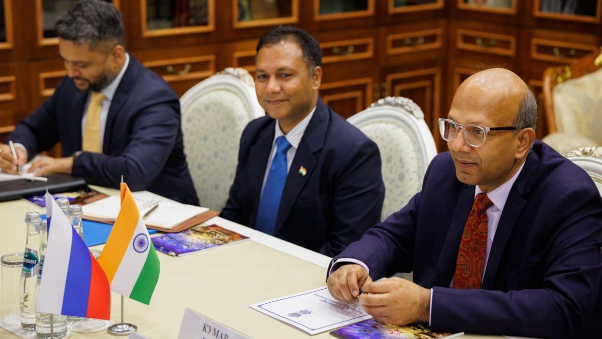 भारत रूस के अधिकारियों की बैठक हुई (फोटो- ITG)