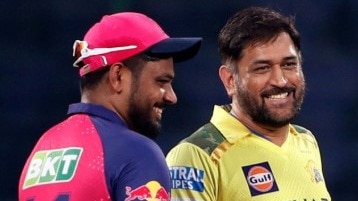Sanju Samson and MS Dhoni.