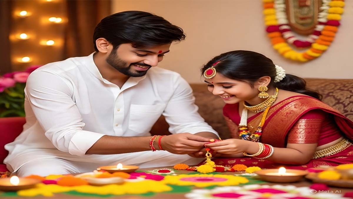 Raksha Bandhan Wishes in Hindi (Photo- AI Generated symbolic Image)