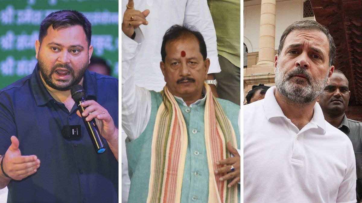 tejashwi yadav vijay sinha rahul gandhi