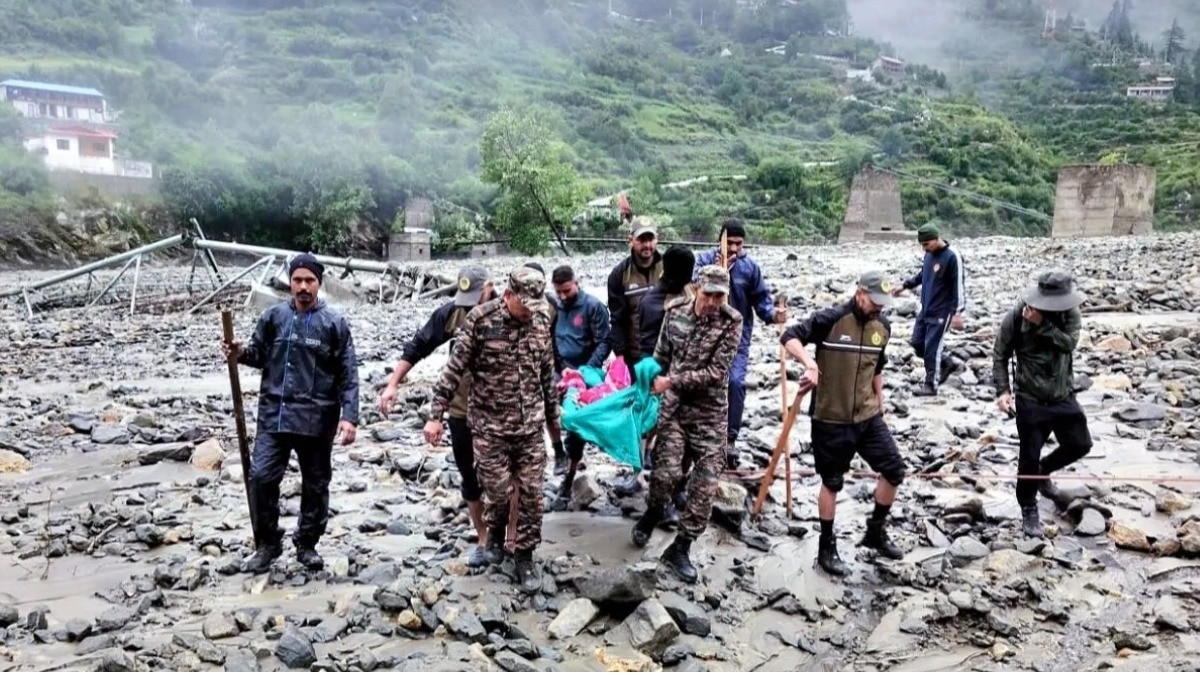 The disaster that struck Dharali village in Uttarakashi has left marks of devastation all around