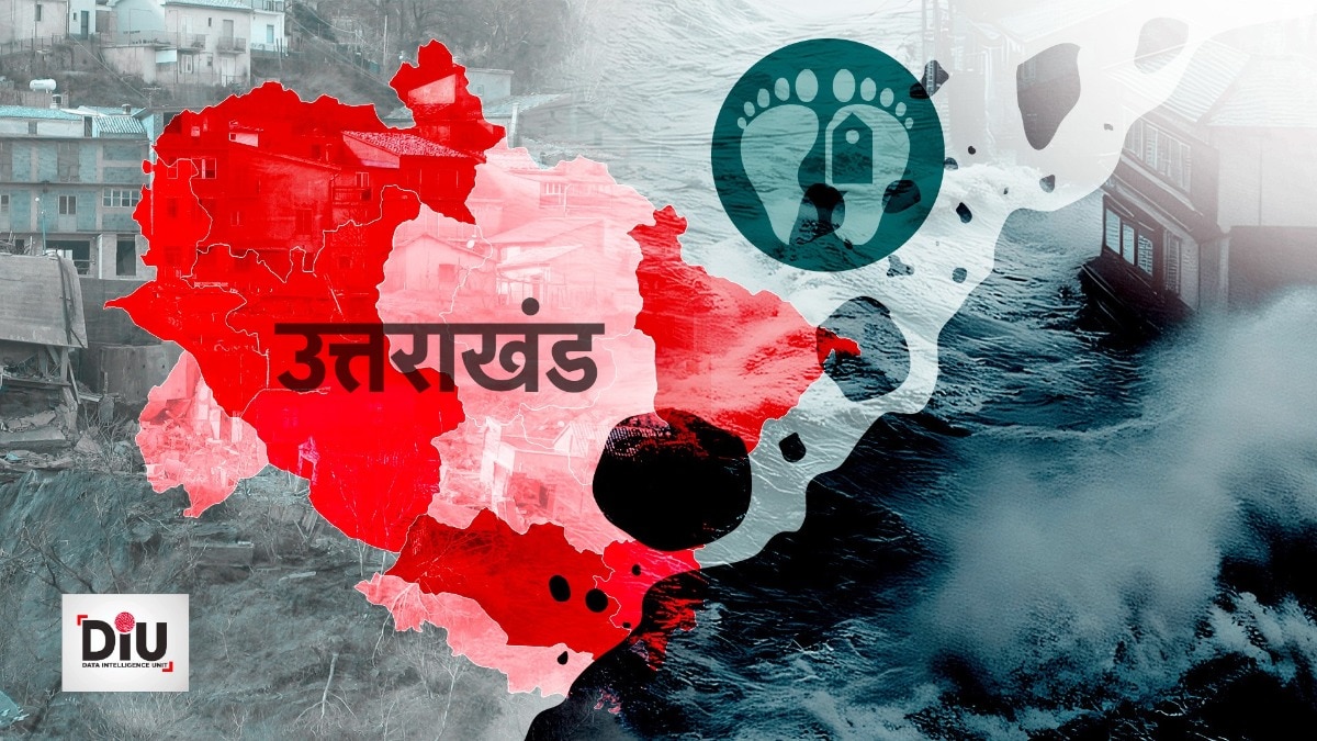 Map of Uttarakhand