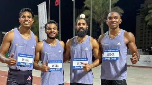 भारतीय रिले टीम. ( Photo- Reliance Foundation)