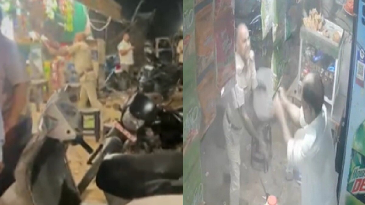 झुंझुनूं में पुलिस की गुंडागर्दी!(Photo: Himanshu Sharma/ITG)