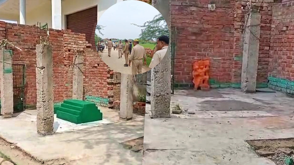 stir in Firozabad due to the incident of breaking the tomb (photo- itg)