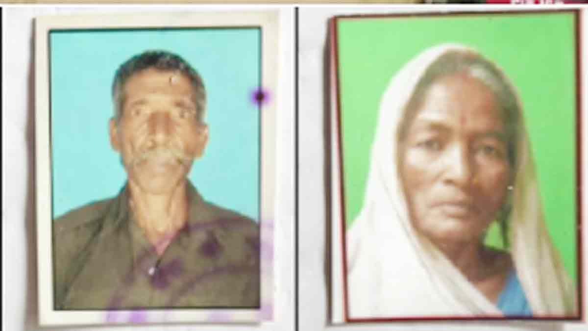 A drunkard attacked an elderly couple sleeping with a hammer