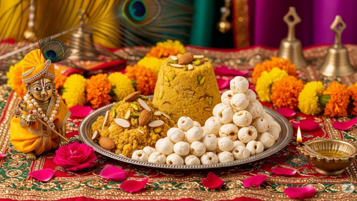 Janmashtami 2025 Bhog Recipes  (Photo: AI Generated)