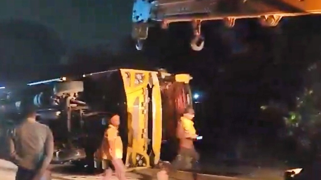 बाराबंकी बस हादसा (Photo- Screengrab)