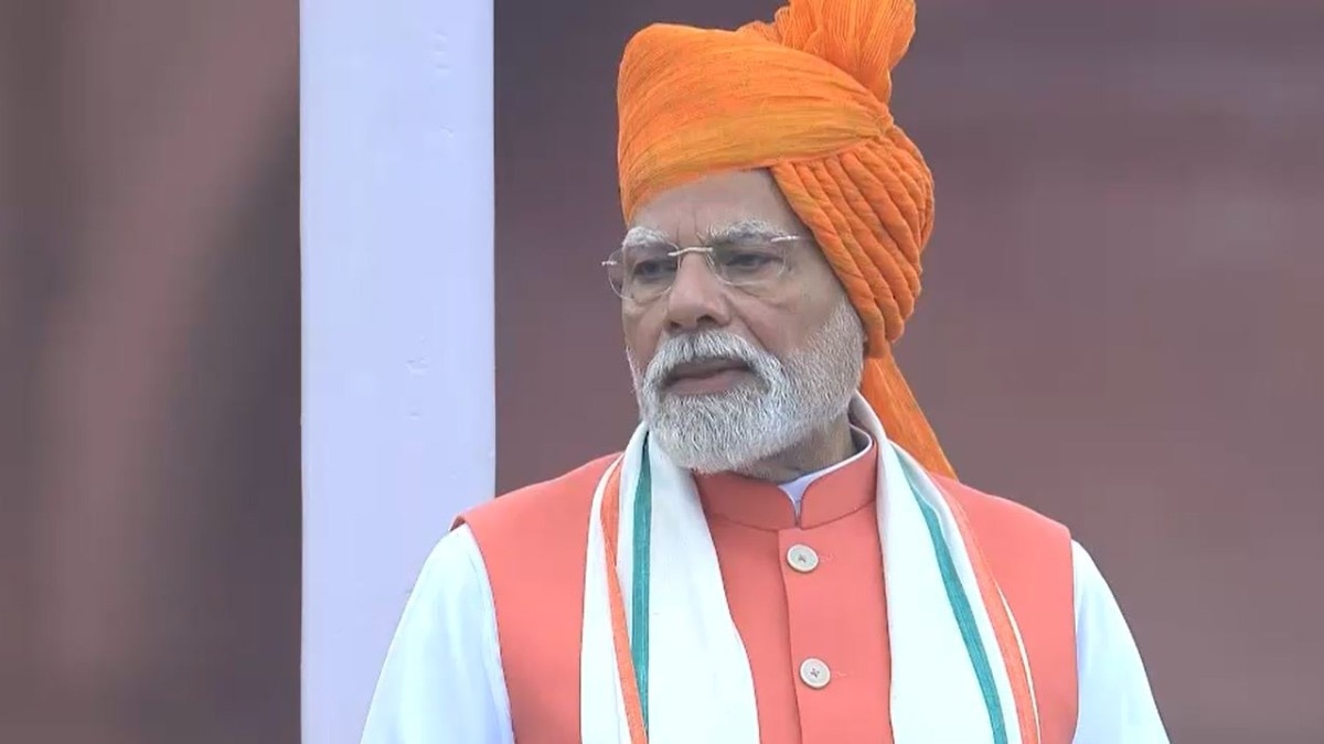 PM Modi in Red Fort
