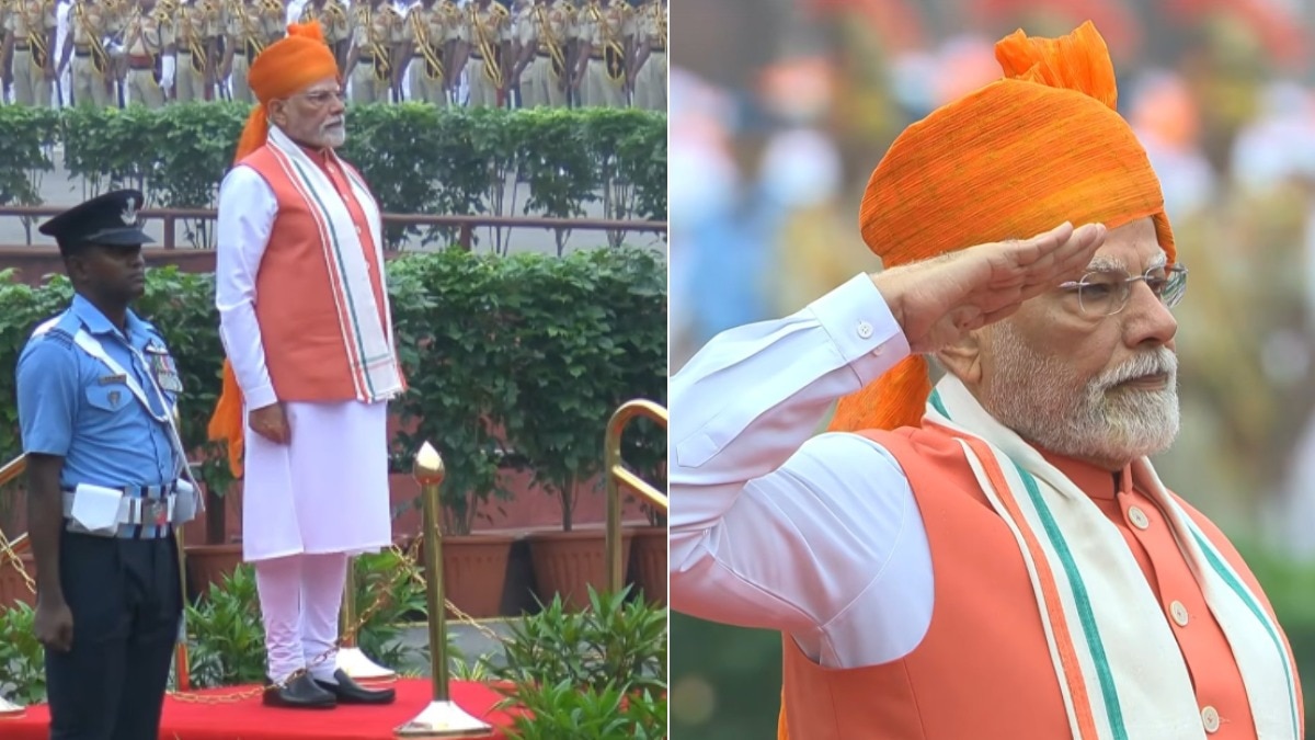 PM Modi attire on Independence Day 2025: इस बार भगवा पगड़ी-भगवा जैकेट... देखें 12 साल में स्वतंत्रता दिवस पर PM मोदी के अलग-अलग लुक