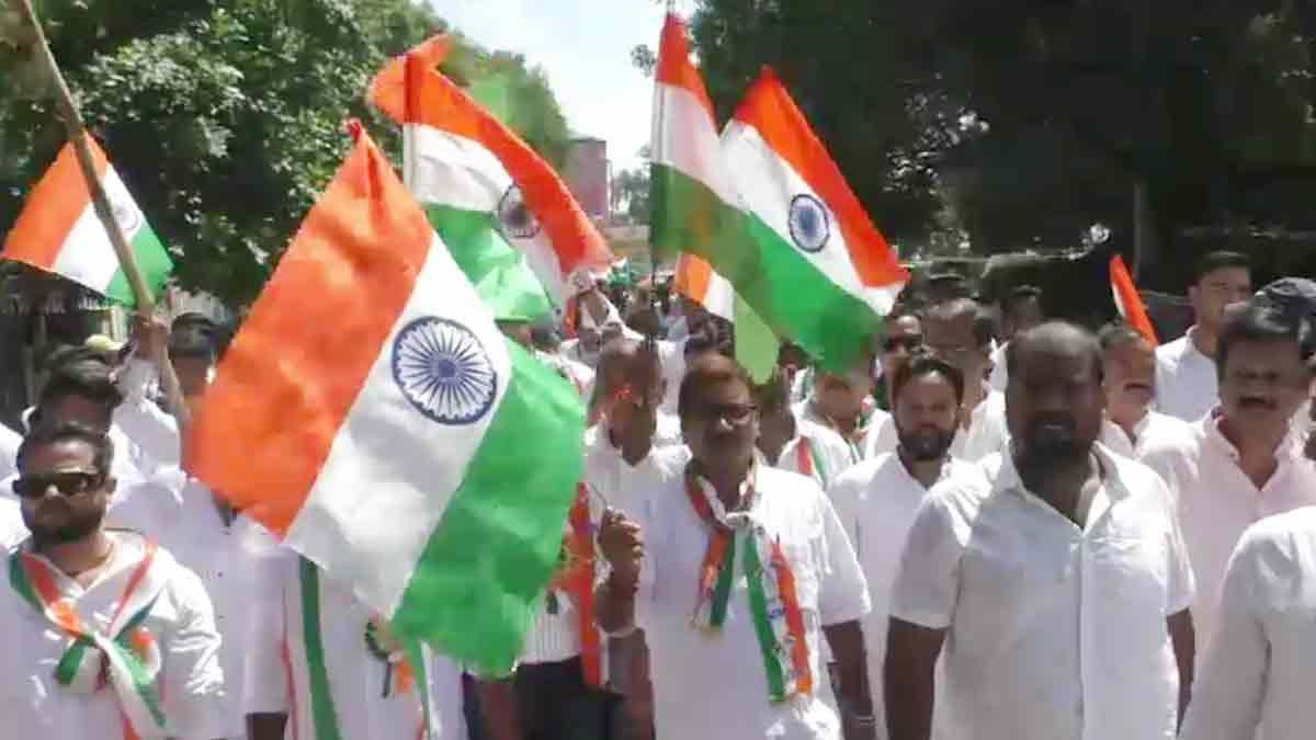  the Tiranga Yatra the spirit of patriotism was seen on the streets of Kashi