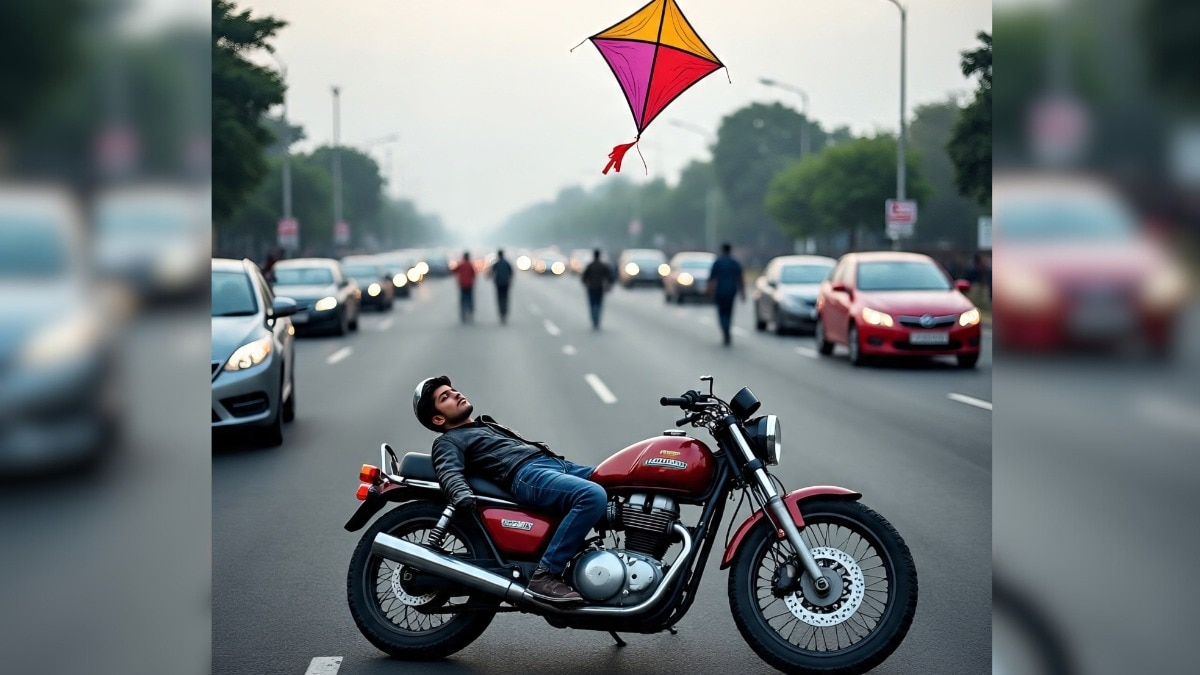 दिल्ली में जानलेवा मांझा.(Photo: AI-generated)