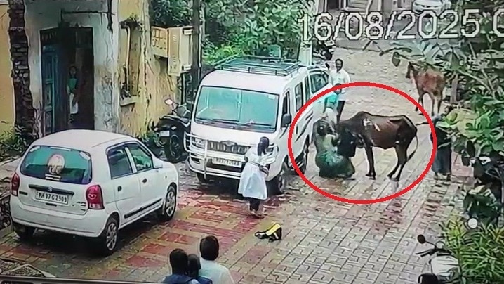  CCTV फुटेज में कैद घटना.(Photo: Zaka B.Khan/ITG) 