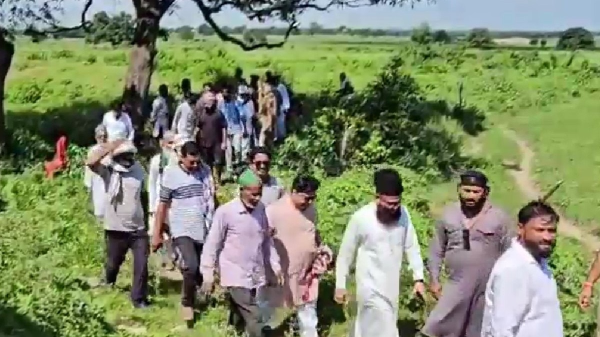 घटनास्थल पर पहुंचे शहरकाजी. 