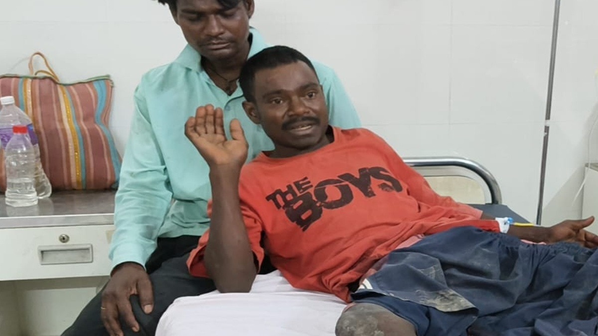 उरांव का इलाज स्थानीय अस्पताल में चल रहा है(Photo:ITG)