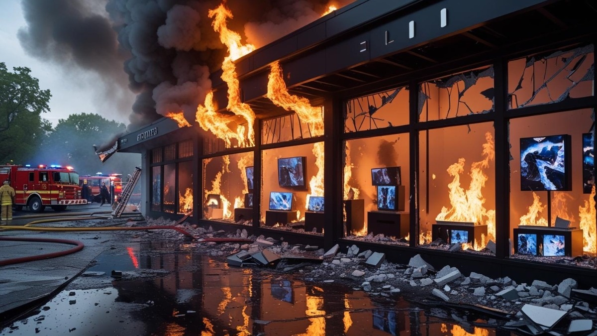 दिल्ली: राजा गार्डन में इलेक्ट्रॉनिक्स शोरूम में लगी भीषण आग, चार लोगों की हुई मौत