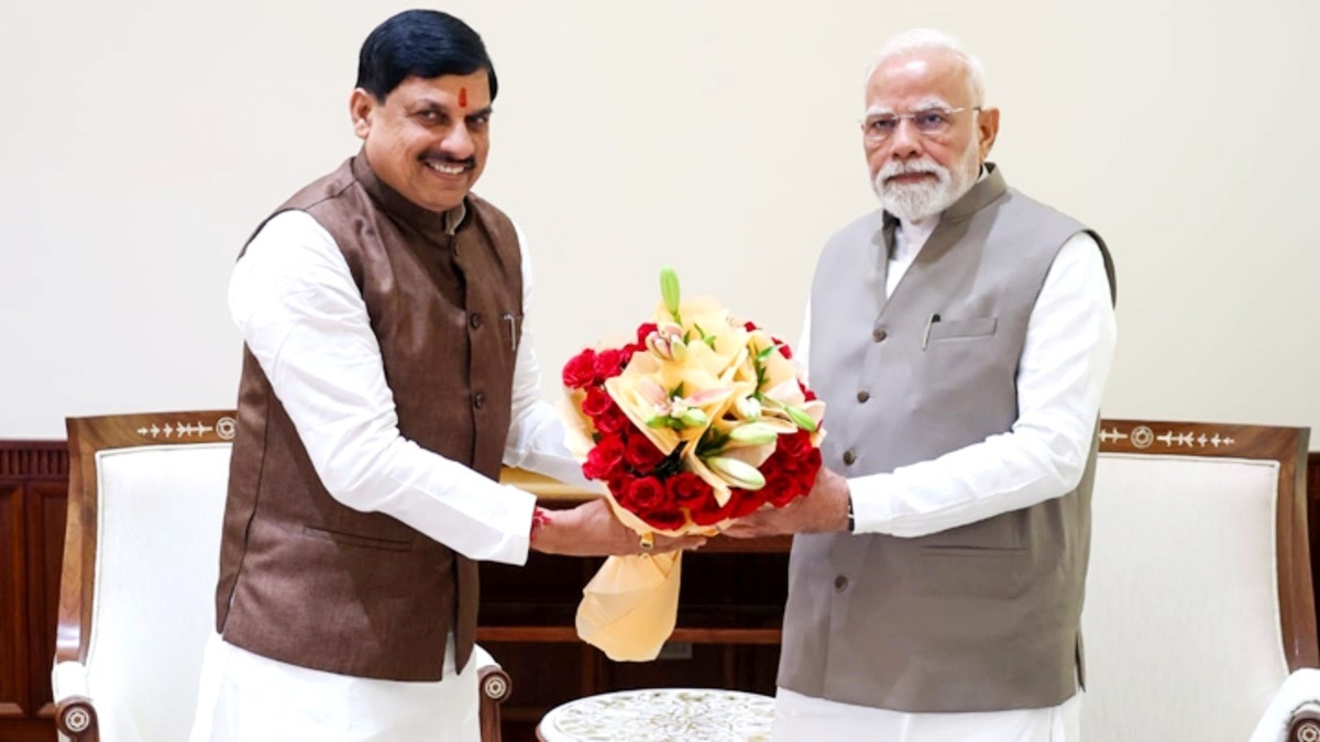 CM मोहन यादव की प्रधानमंत्री से नई दिल्ली में मुलाकात.