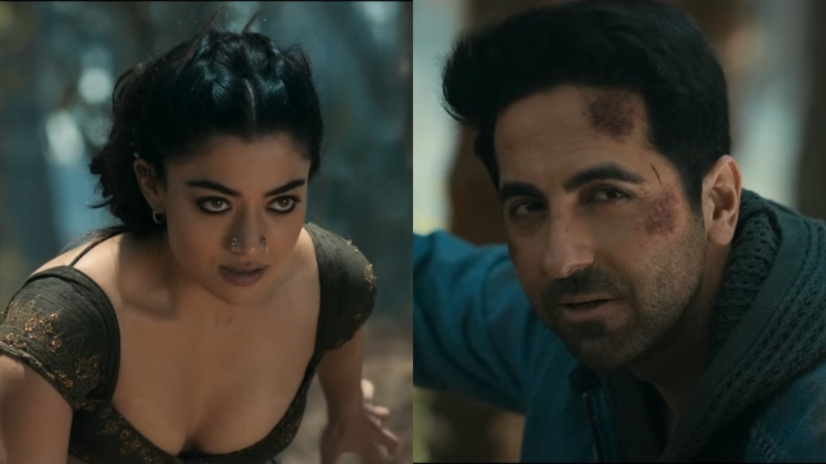 Ayushmann Khurrana,Rashmika Mandanna, thama teaser