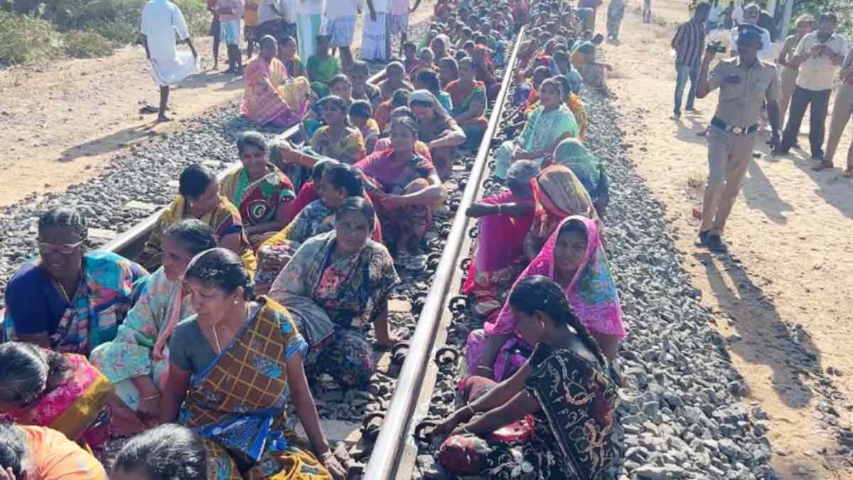 रामेश्वरम में श्रीलंकाई नौसेना के खिलाफ मछुआरों का प्रदर्शन (File Photo: Pramod Madhav/ITG) 