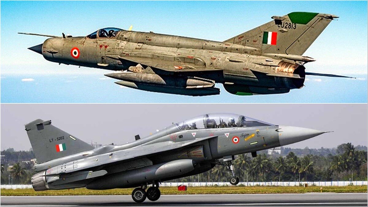 LCA Tejas Vs Mig-21 Bison