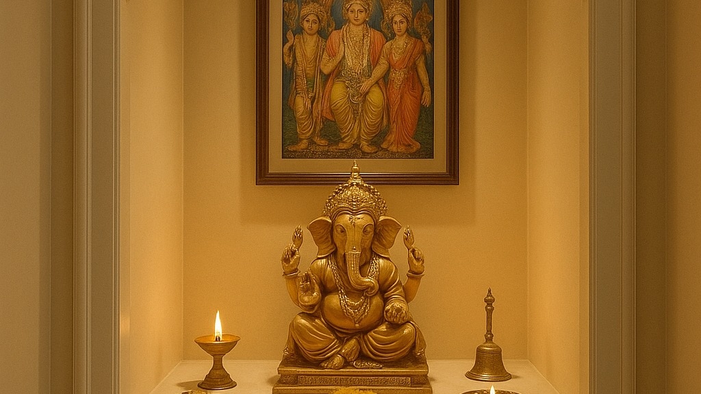 पूजा घर (AI Generated) 