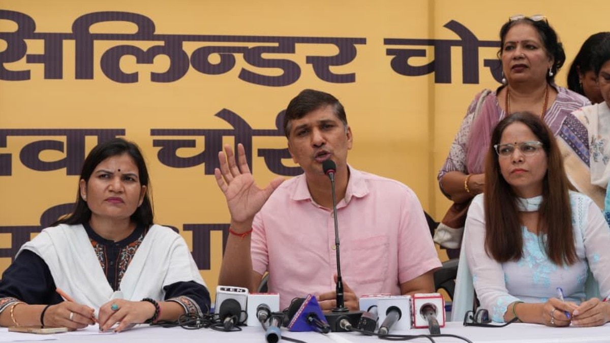 AAP नेता सौरभ भारद्वाज ने दिल्ली की बीजेपी सरकार पर गंभीर आरोप लगाए (Photo- ITG)