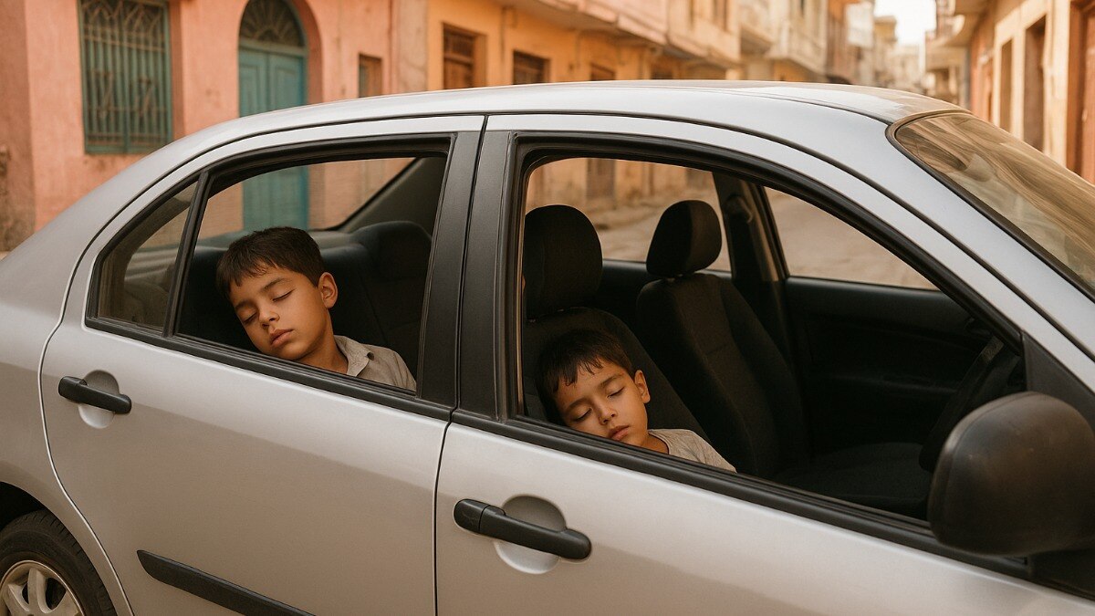 two innocent brothers children car dead body