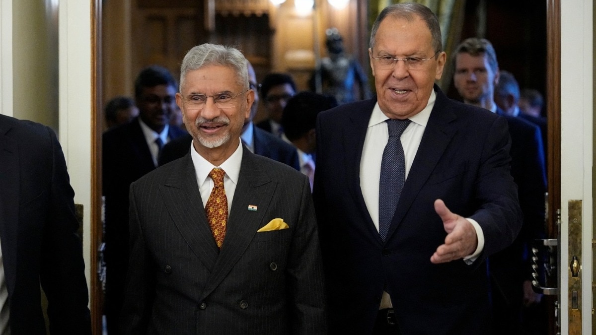 External Affairs Minister S Jaishankar held talks with his Russian counterpart Sergei Lavrov Jaishankar in Moscow. (Reuters)