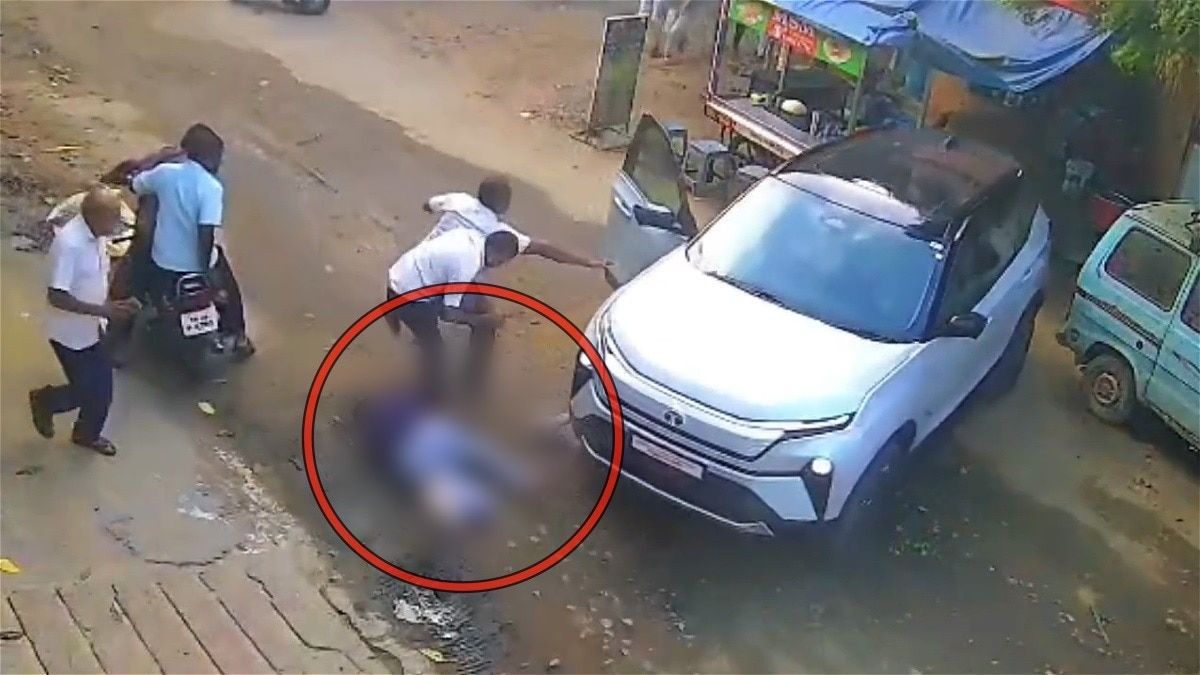Tata Harrier EV Summon Mode Accident